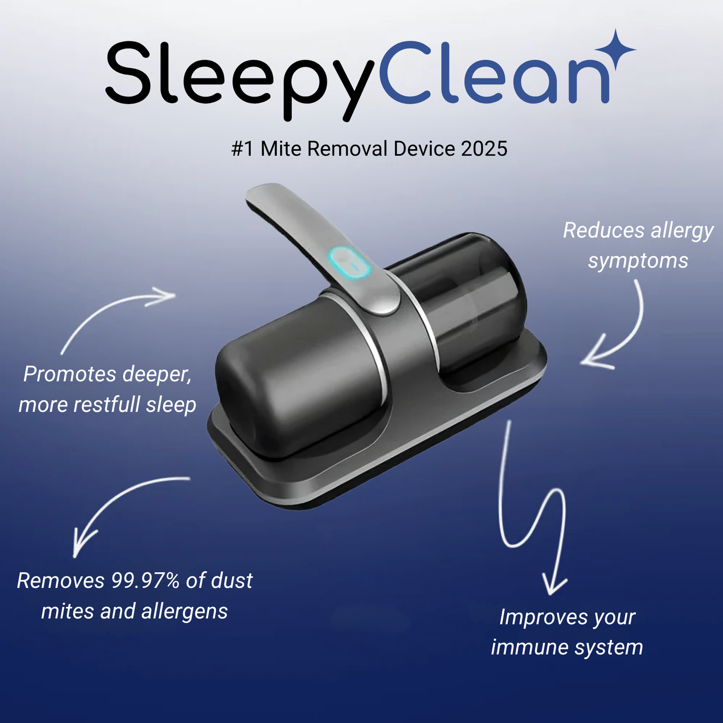 SleepyClean™ | Asiprateur Désinfectant UV-C